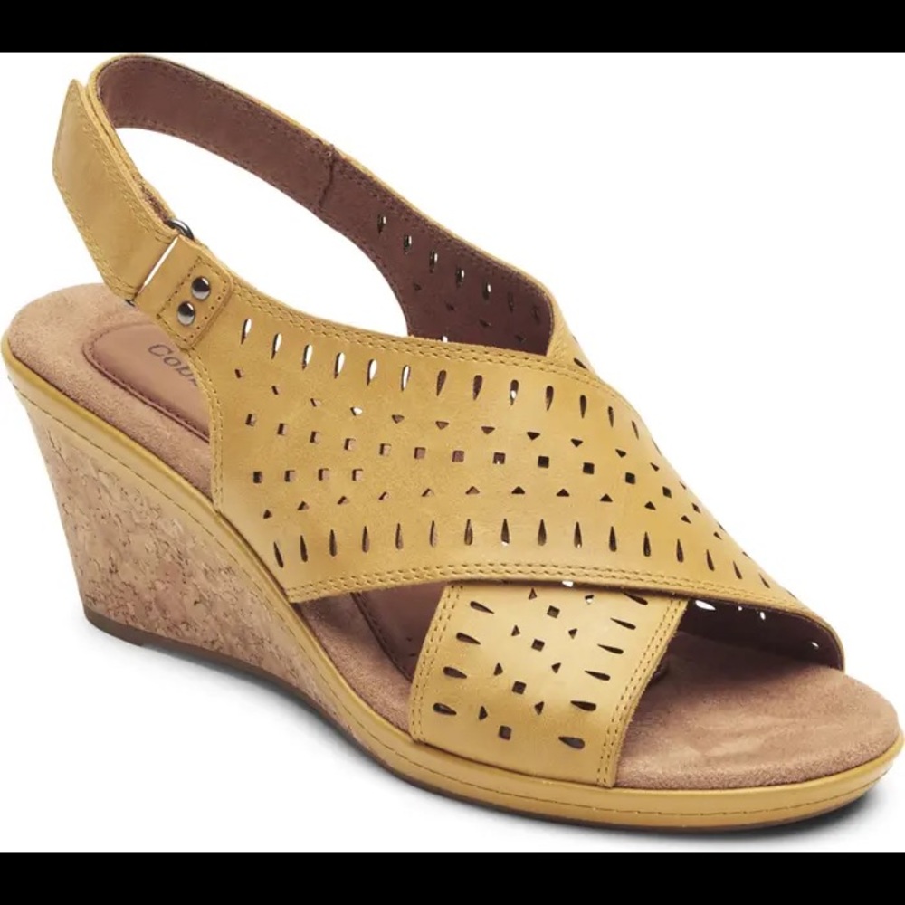 Cobb hill Jenna sling back yellow size 10
